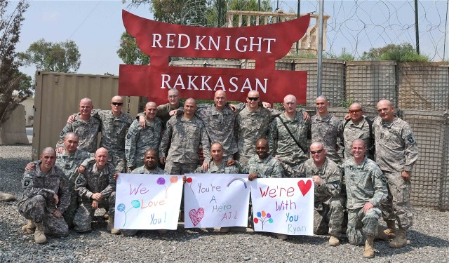 Task Force Red Knight Soldiers join fight against cancer