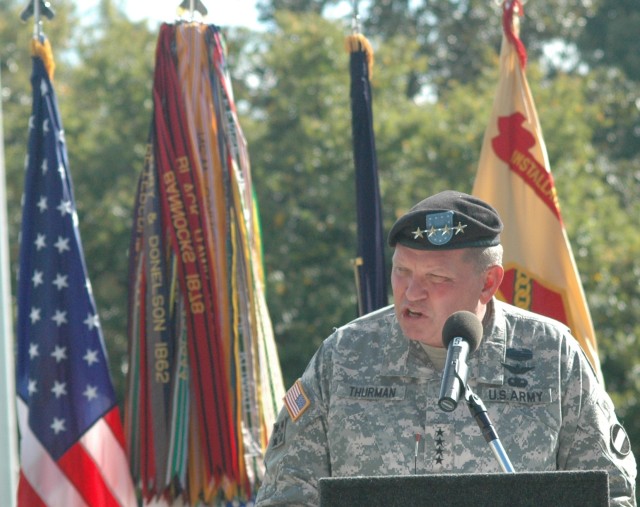 Gen. Thurman gives Patriot Day speech