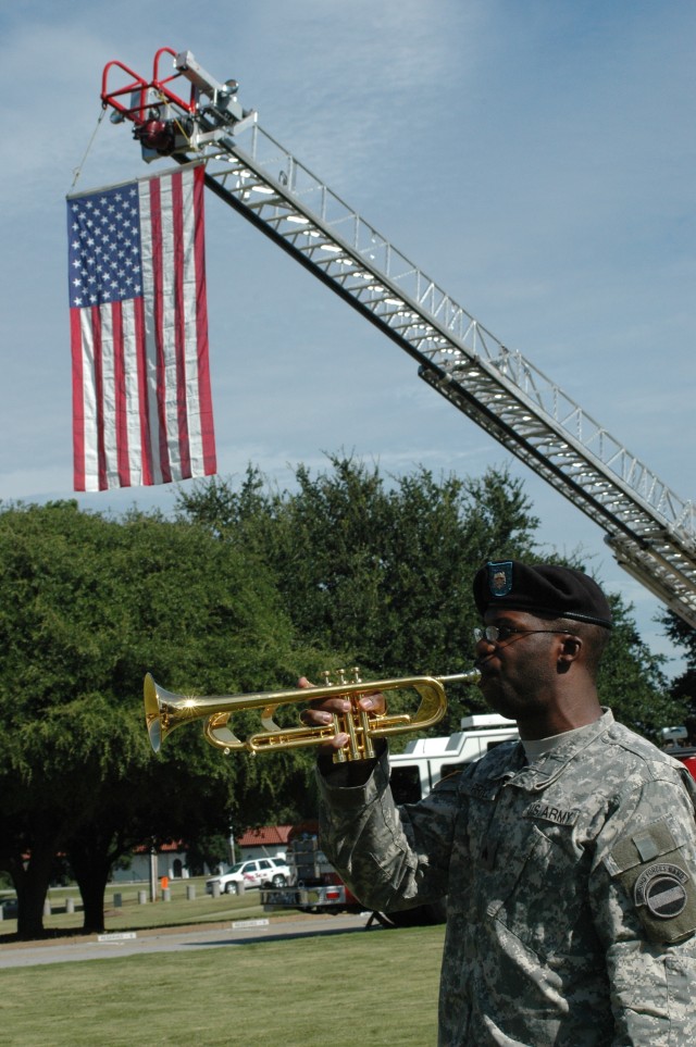&quot;Taps&quot; adds to the Patriot Day ceremony solemnity.