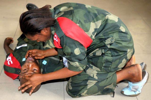 Sharing medical techniques in Congo