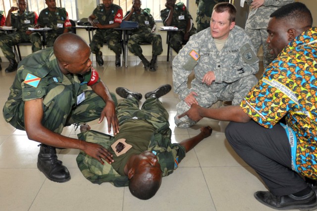 Sharing medical techniques in Congo