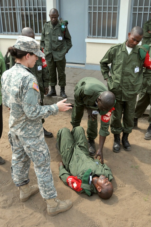 Sharing medical techniques in Congo