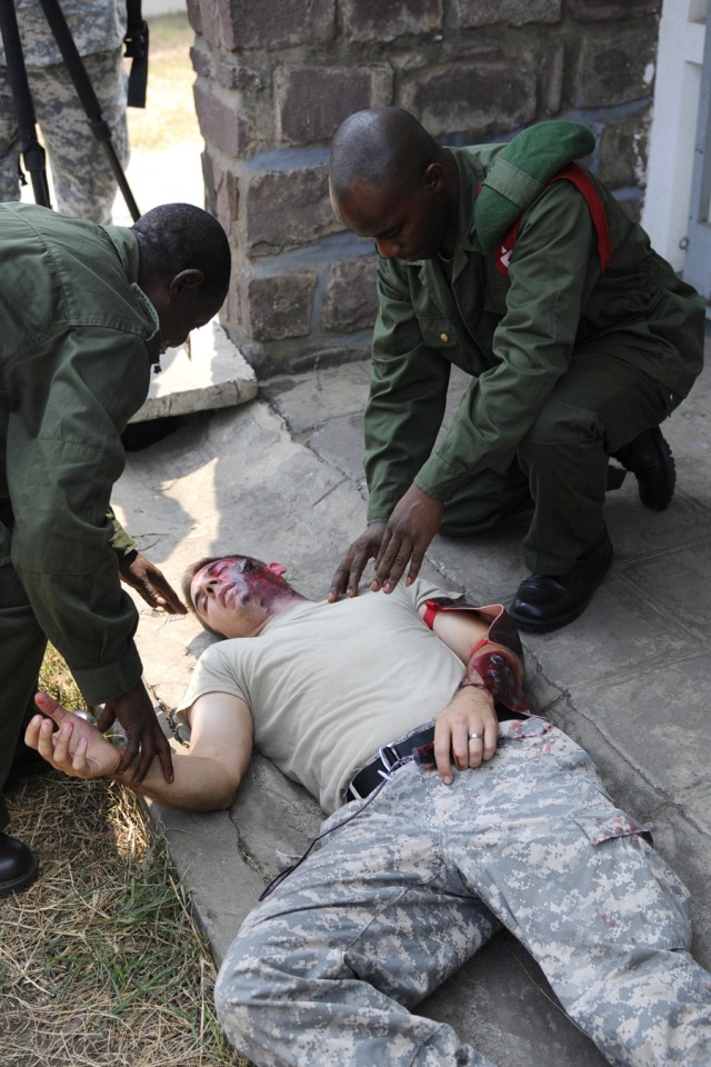 Sharing medical techniques in Congo