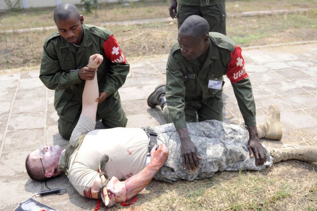 Sharing medical techniques in Congo