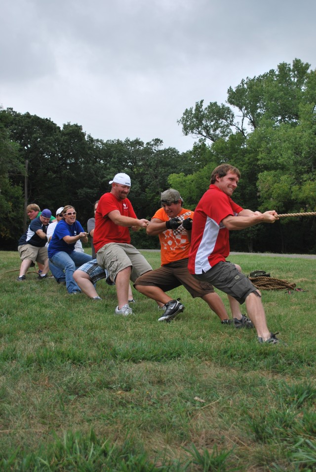 Work hard, play hard; Garrison employees team up at Organizational Day