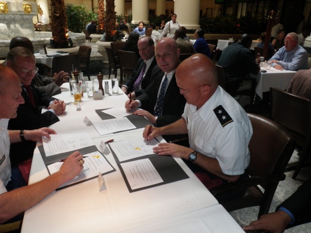 The military and FBI sign agreement for crisis operations