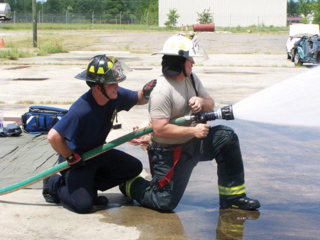 Hands on fire training