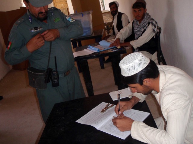 Task Force Iron Rakkasan supports parliamentary elections in Afghanistan