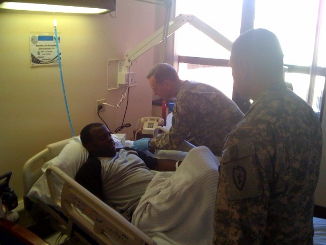 Wounded Hero is honored