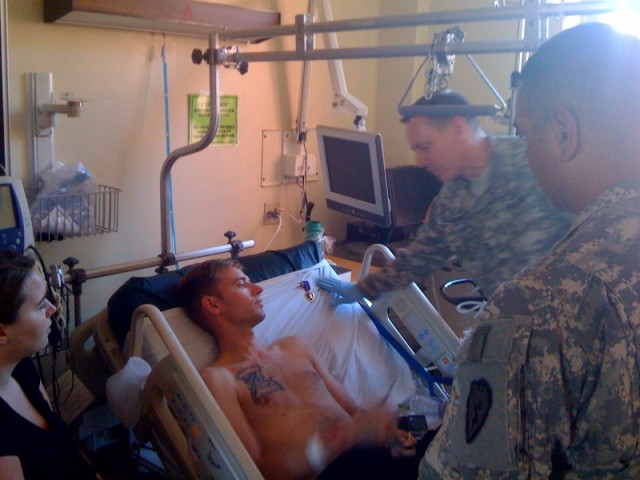 Wounded Warrior is honored
