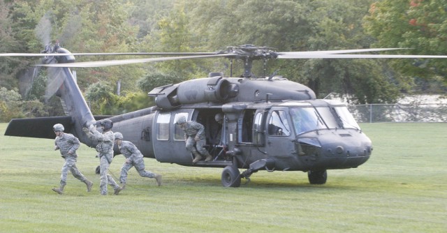 Black Hawk training for West Point cadets