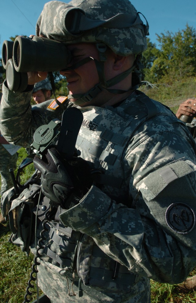 1st Battalion 258th Field Artillery Fires New Guns