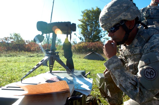 1st BAttalion 258th Field Artillery Fires New Guns 