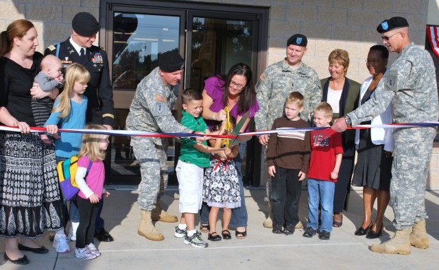 Fort Riley officials cut ribbon on seventh on-post child development center