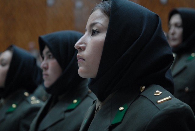 Female Afghan officer candidates usher new era