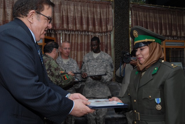 Female Afghan officer candidates usher new era