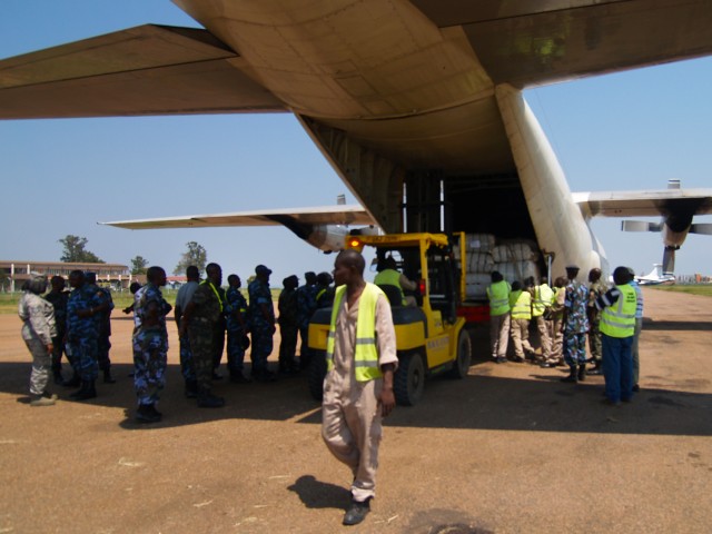 Ugandan logisticians certify to load C-130 aircraft