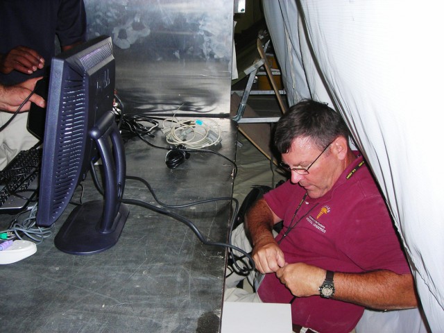 Installation of First DMLSS System in a Deployed Army Treatment Facility
