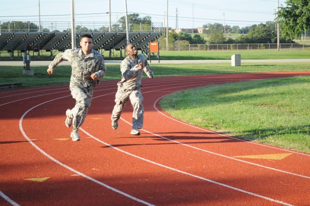 Physical fitness test first step to Special Forces