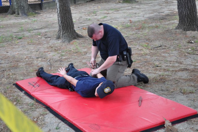 Pepper-spray training prepares USAG-Natick security guards