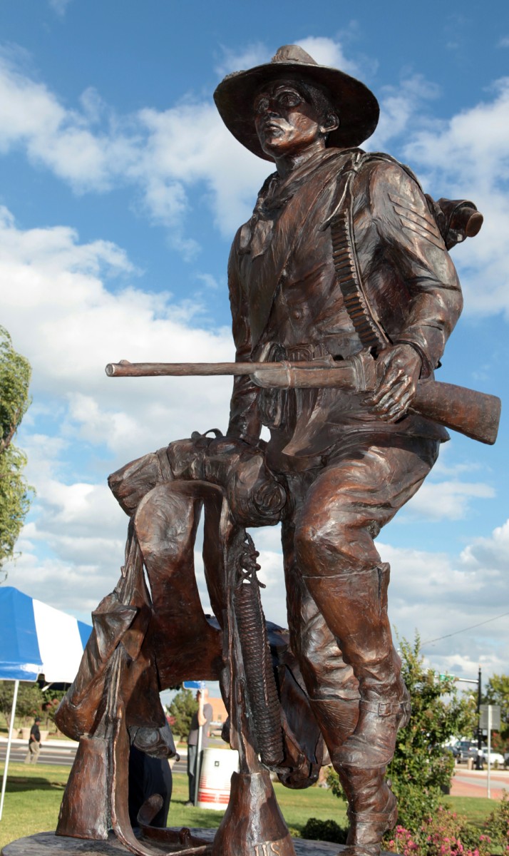 Buffalo Soldier statue unveiled Article The United States Army