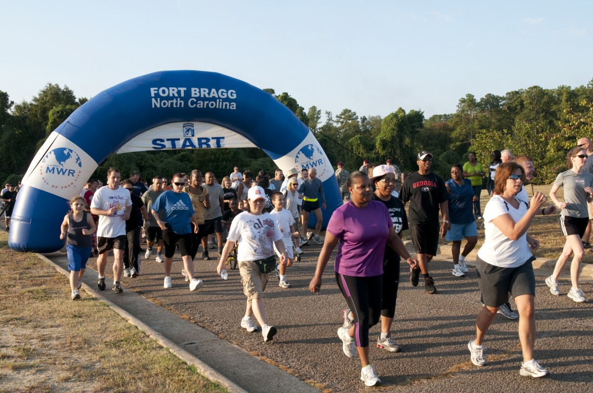 Fort Bragg hosts fun walk/run event for Families Article The United