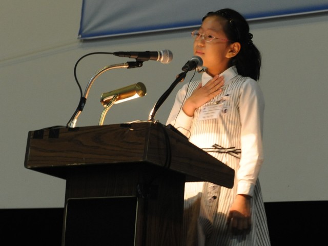 Speech competition held on Yongsan Garrison