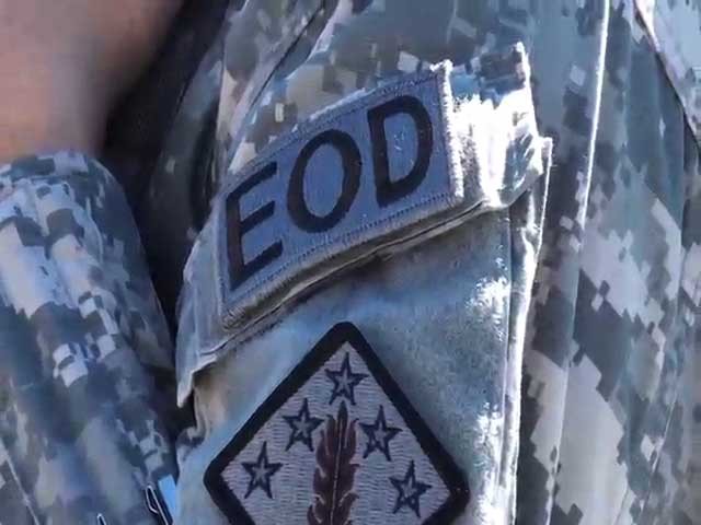 1-14 FA Soldiers team up with 761st EOD Company