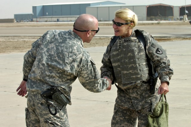 AMC commander visits Iraq, Afghanistan, inspects progress