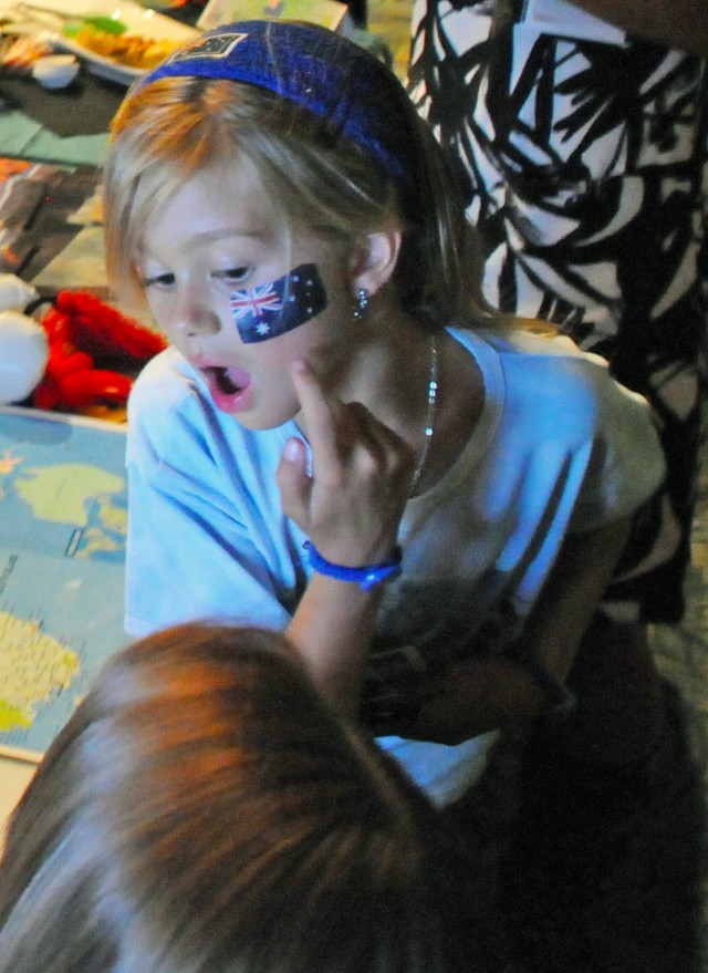 Flag on the Cheek