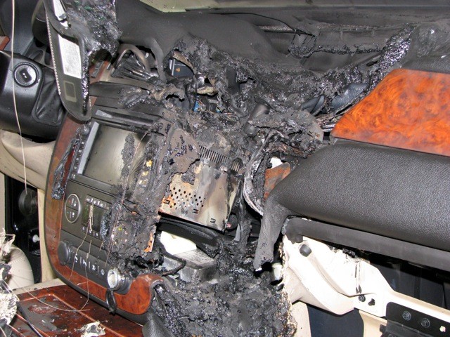 This fire was stopped - thanks to a smoke detector!