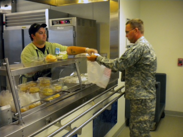 Fort McCoy Grab-and-Go meals operation