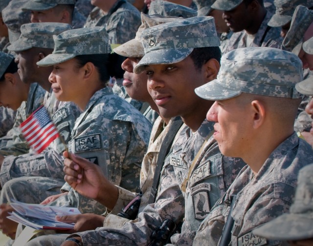 Kandahar Airfield Naturalization Ceremony 1