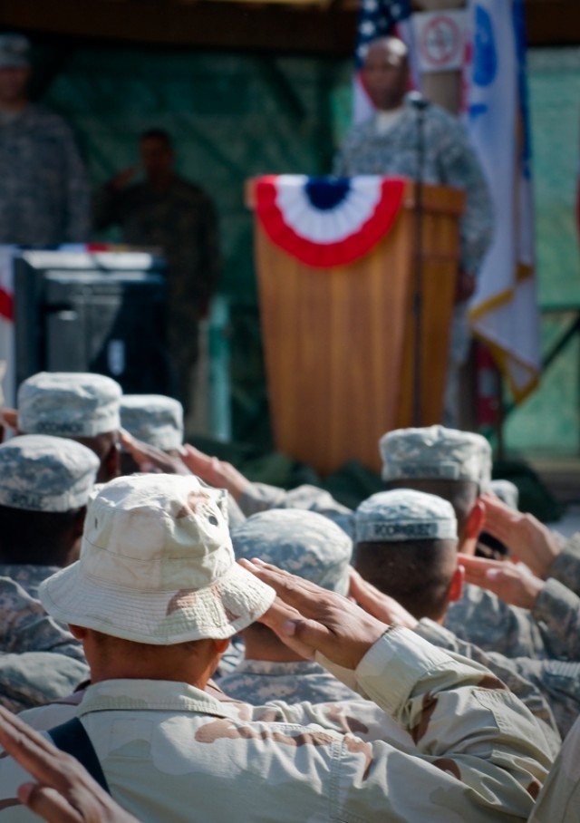 Kandahar Airfield Naturalization Ceremony 1