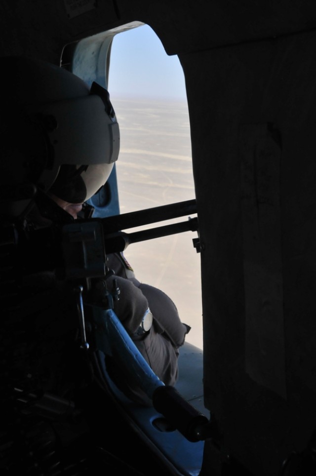 U.S. Airman provides security
