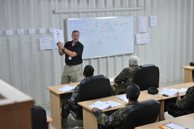 Afghan airmen learn English 4