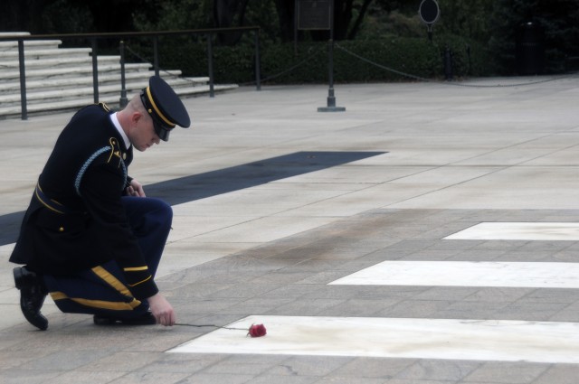 Last walk at the Tomb of the Unknowns