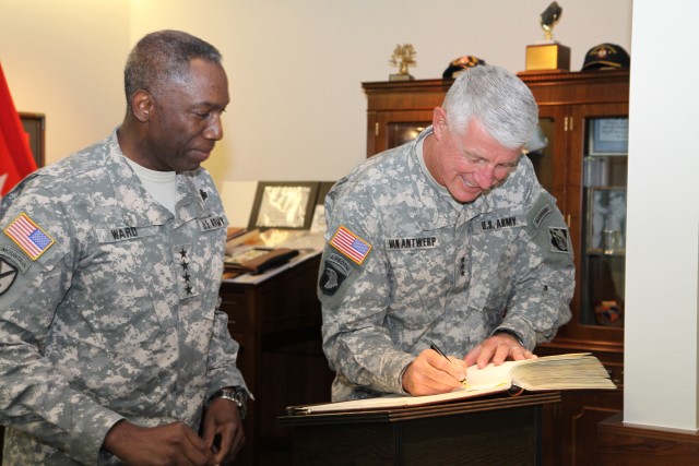 USACE commander visits Europe District; brings Building Strong message