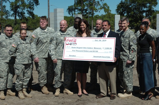 Raider Brigade raises funds for Fallen Soldiers' Memorial