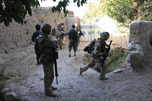 Canadian patrol in Panjwai'i 9