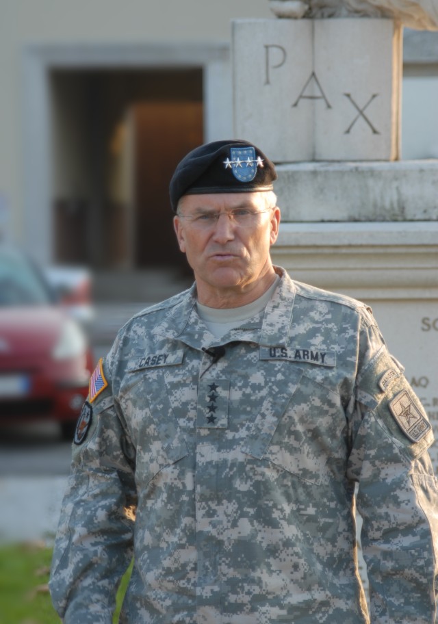 Chief of Staff visits U.S. Army Africa, U.S. Army Garrison Vicenza