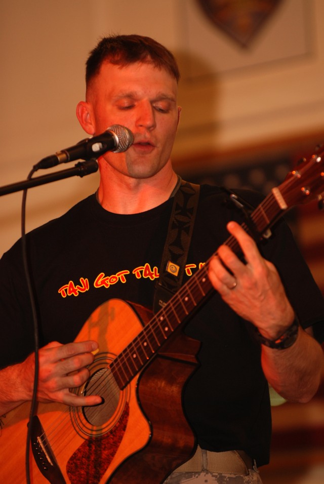 Deployed troops show off talent in Iraq