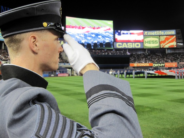 U.S. Military Color Guard at Yankee Stadium