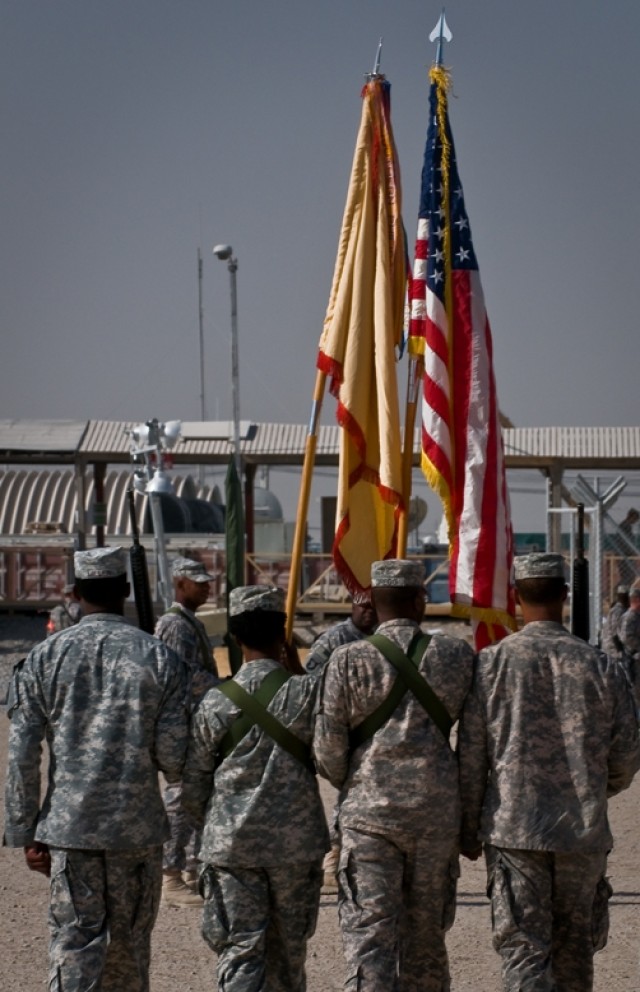 The color guard