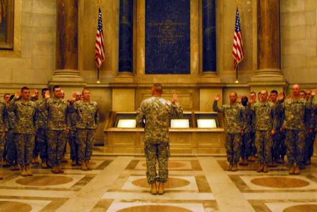 Old Guard re-enlistment