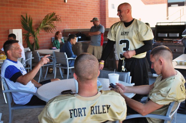 Fort Riley defeats McConnell AFB in second annual flag football game