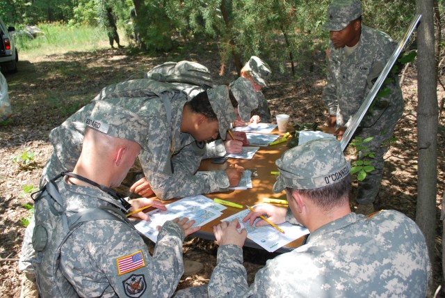 Preparing for a terrain march