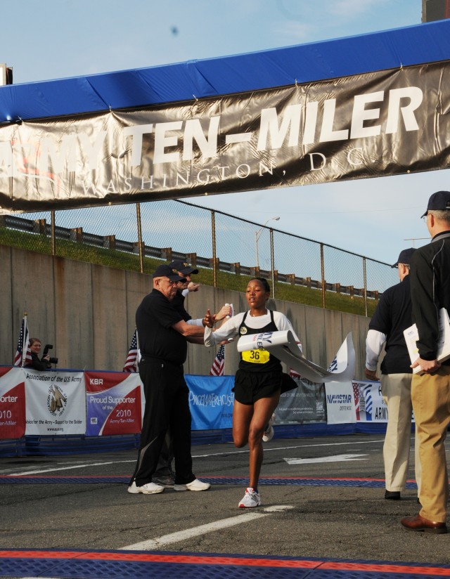 Abate first woman to finish Army Ten-Miler
