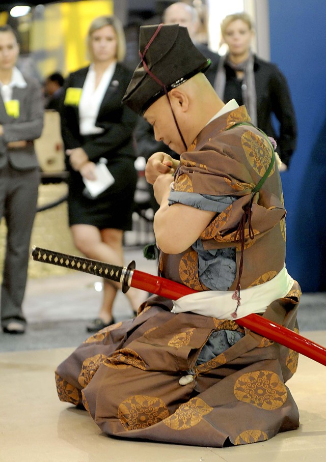 Japanese martial arts demonstration