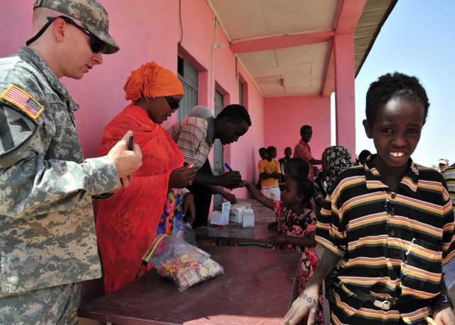 Return to Shinile: Nursing students and U.S. Army Functional Specialty Team distribute medications